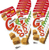 Ezaki Glico Almond Glico Caramel Candy – 18 Pieces × 10 Packs
